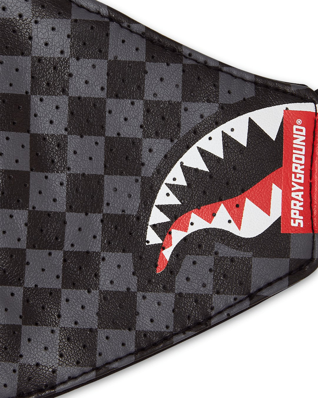 Sprayground - SHARKS IN PARIS (GRAY) VEGAN LEATHER FACE MASK