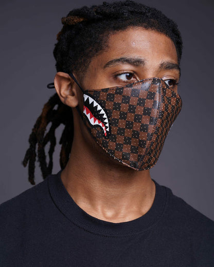 Sprayground - SHARKS IN PARIS VEGAN LEATHER FACE MASK