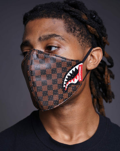 Sprayground - SHARKS IN PARIS VEGAN LEATHER FACE MASK