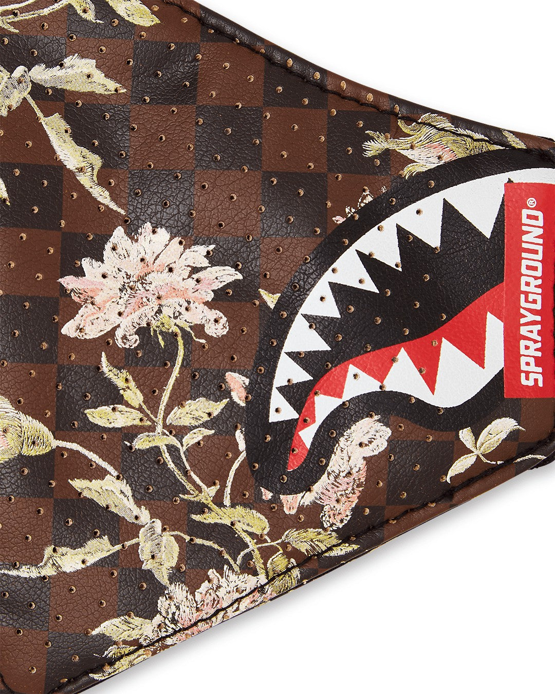 Sprayground - SHARKFLOWER VEGAN LEATHER FACE MASK