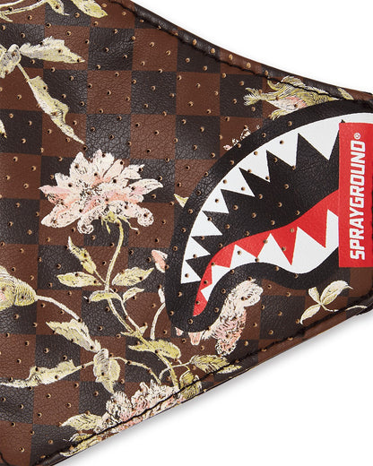 Sprayground - SHARKFLOWER VEGAN LEATHER FACE MASK