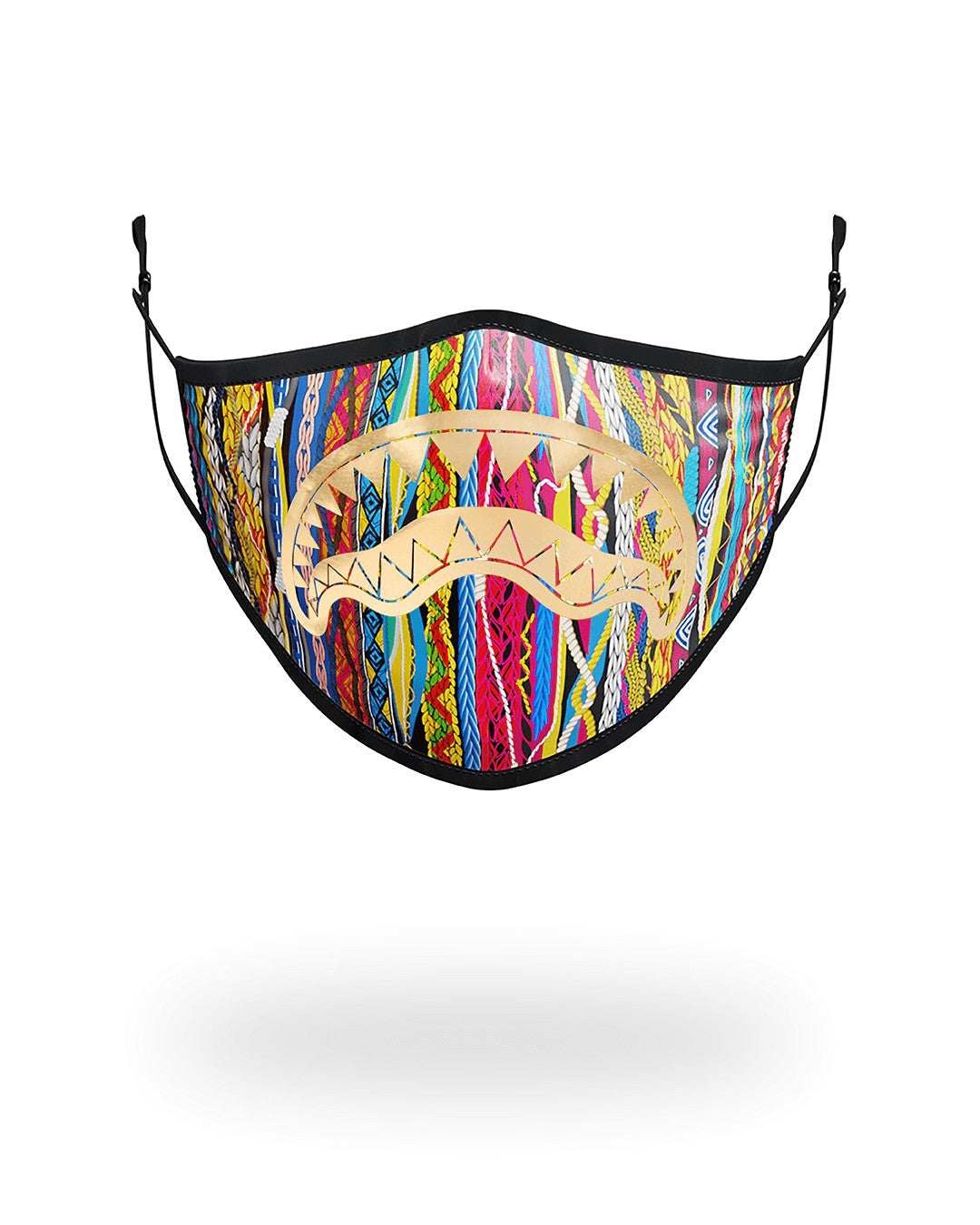 Sprayground - 1994 GOLD METALLIC SHARK POLYESTER FACE MASK