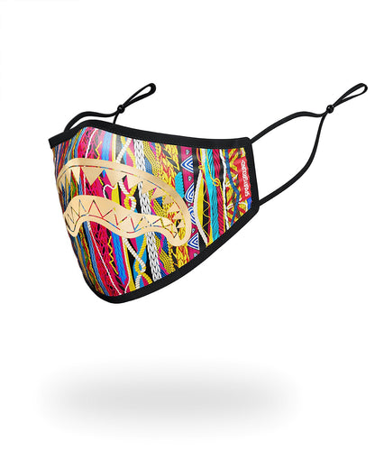 Sprayground - 1994 GOLD METALLIC SHARK POLYESTER FACE MASK