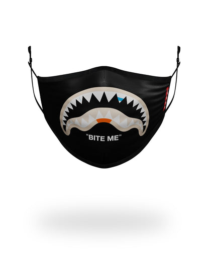 Sprayground - BITE ME SHARK (BLK) POLYESTER FACE MASK