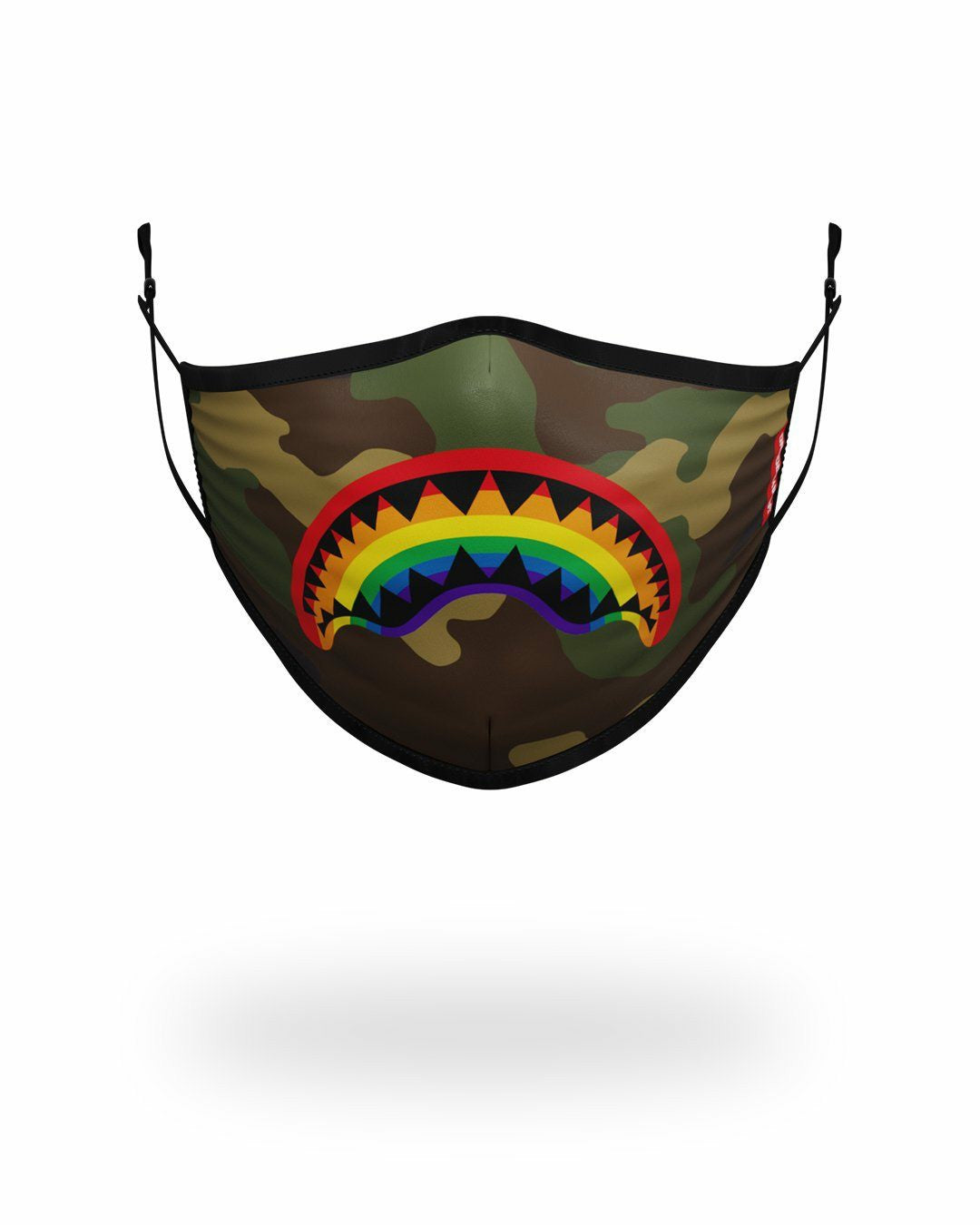 Sprayground - ADULT RAINBOW SHARK FORM FITTING FACE MASK