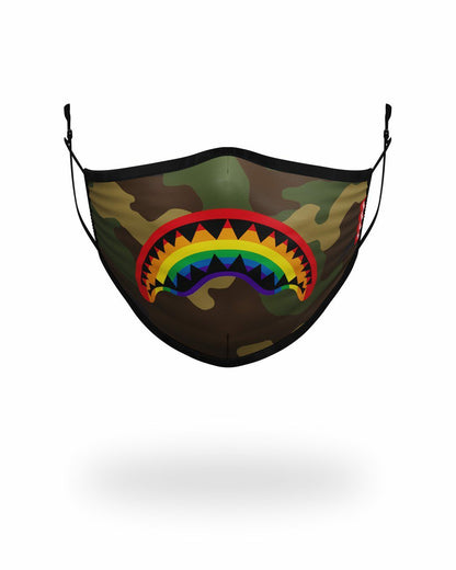 Sprayground - ADULT RAINBOW SHARK FORM FITTING FACE MASK