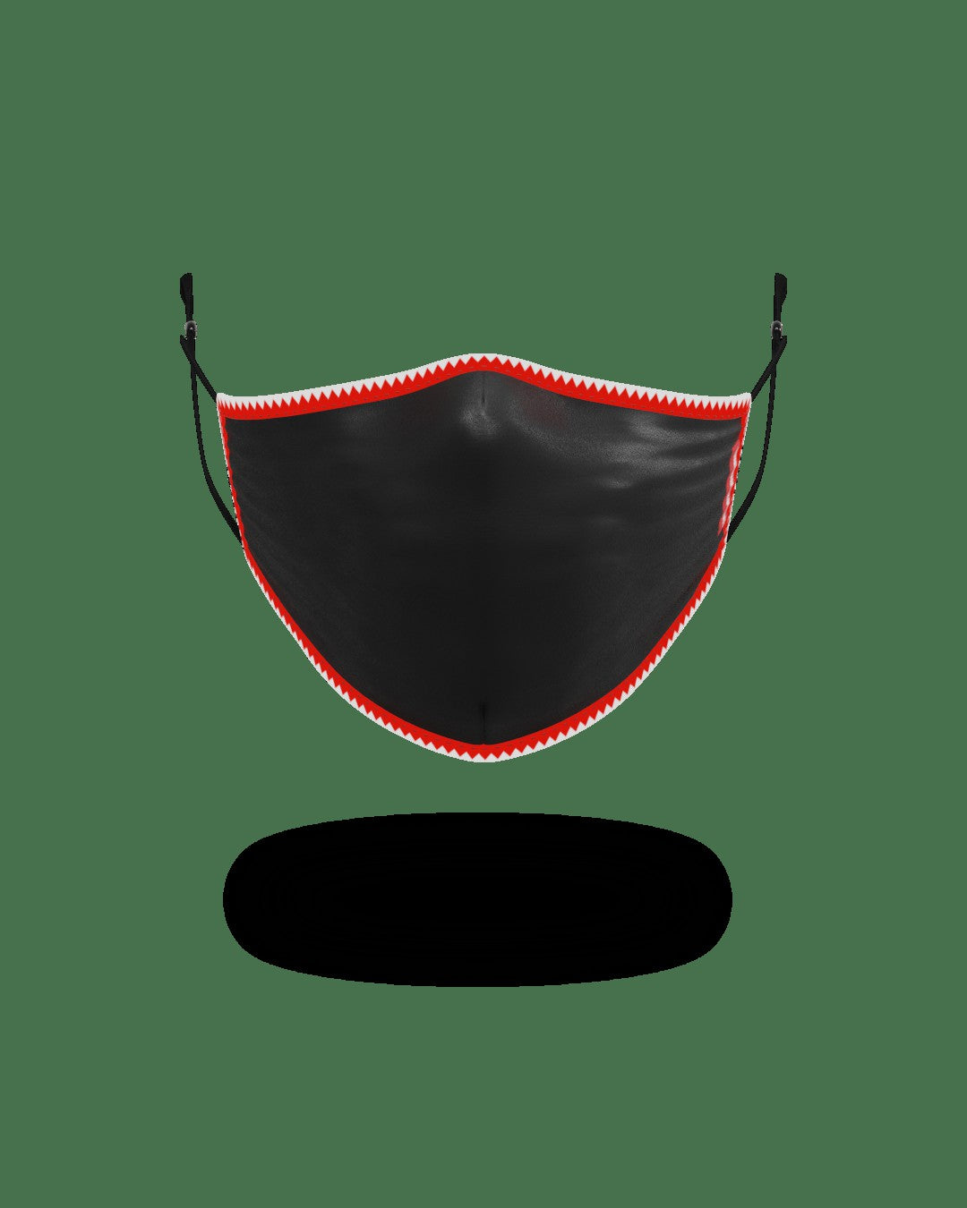 Sprayground - ADULT VERTICAL SHARK (BLACK) FORM-FITTING FACE MASK