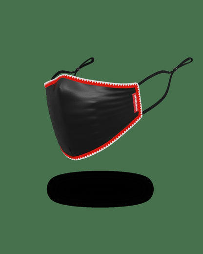 Sprayground - ADULT VERTICAL SHARK (BLACK) FORM-FITTING FACE MASK