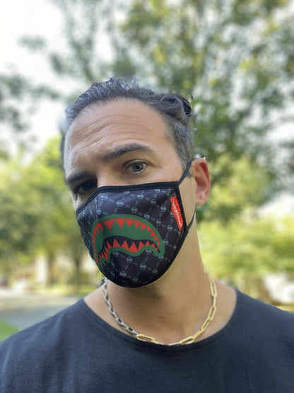 Sprayground - ADULT SPUCCI (BLACK) FORM-FITTING FACE MASK