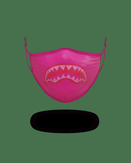 Sprayground - ADULT PINK SHARK FORM-FITTING FACE MASK