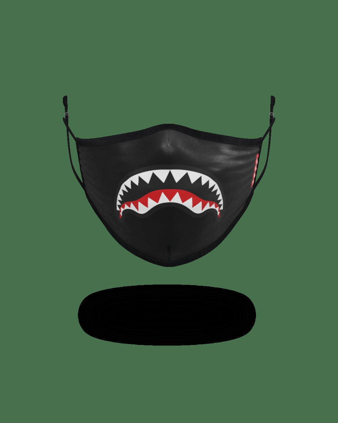 Sprayground - ADULT SHARK LOGO (BLACK) FORM-FITTING FACE MASK