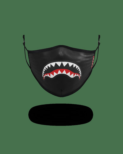 Sprayground - ADULT SHARK LOGO (BLACK) FORM-FITTING FACE MASK