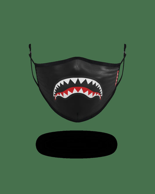 Sprayground - ADULT SHARK LOGO (BLACK) FORM-FITTING FACE MASK