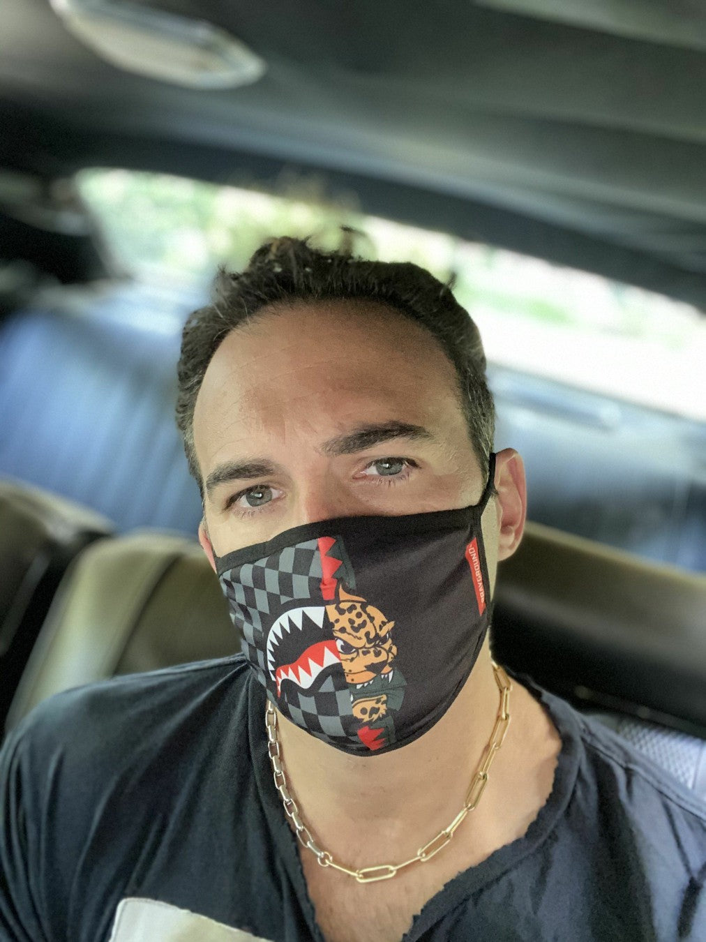 Sprayground - ADULT SPUCCI SPLIT FORM-FITTING FACE MASK