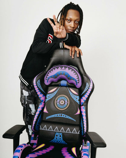 Sprayground - A.I. 12 BROOKLYN & BEYOND - SANDFLOWER COLLAB GAMING CHAIR