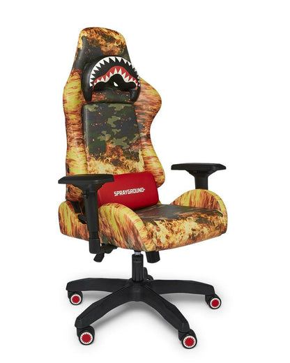 Sprayground - FIRE CAMO GAMING CHAIR - SUPER RARE
