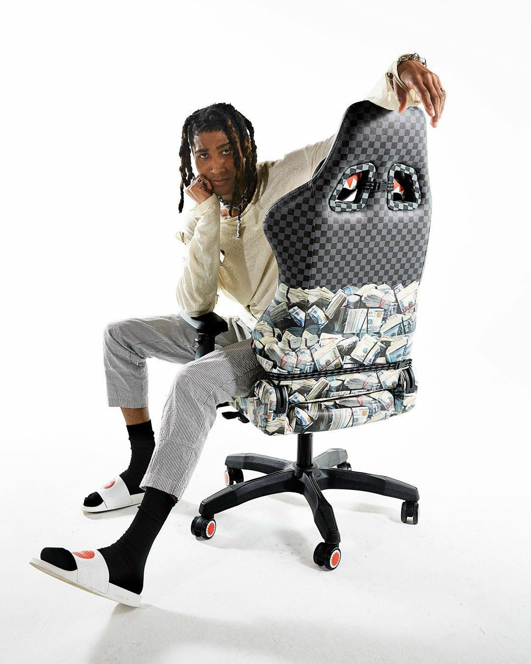 Sprayground - CHECK MONEY GAMING CHAIR - SUPER RARE
