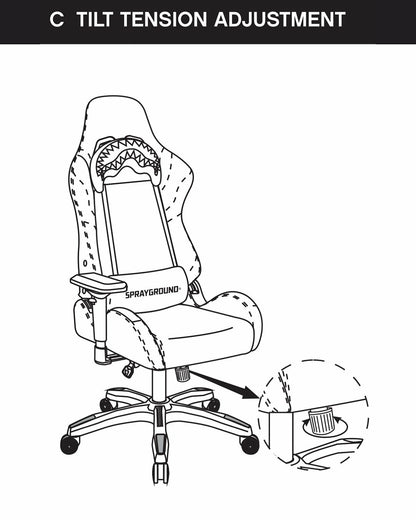 Sprayground - 3AM GAMING CHAIR - SUPER RARE