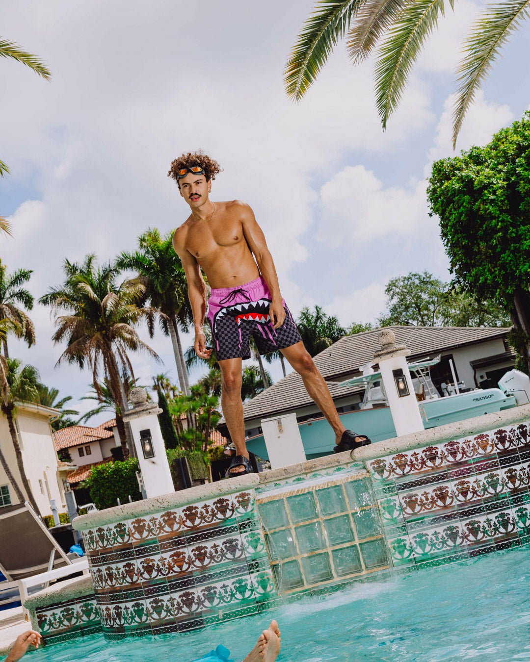 Sprayground - OCEAN DRIP CHECK SWIM SHORT