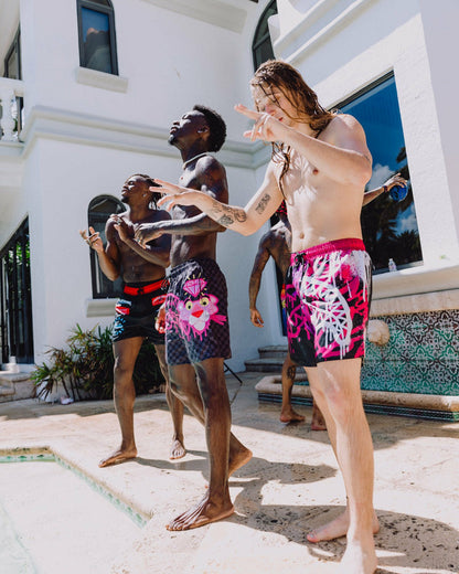 Sprayground - PINK PANTHER DIAMOND SHARK SWIM SHORTS
