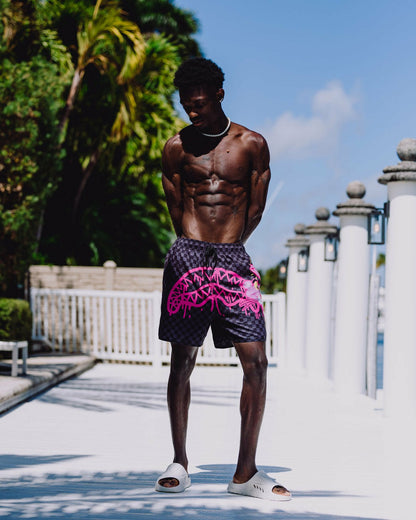 Sprayground - PINK PANTHER DIAMOND SHARK SWIM SHORTS