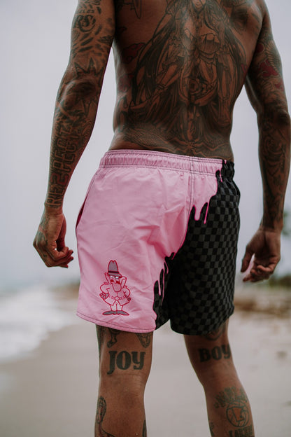 Sprayground - PINK PANTHER PINK PAINTER SWIM SHORTS