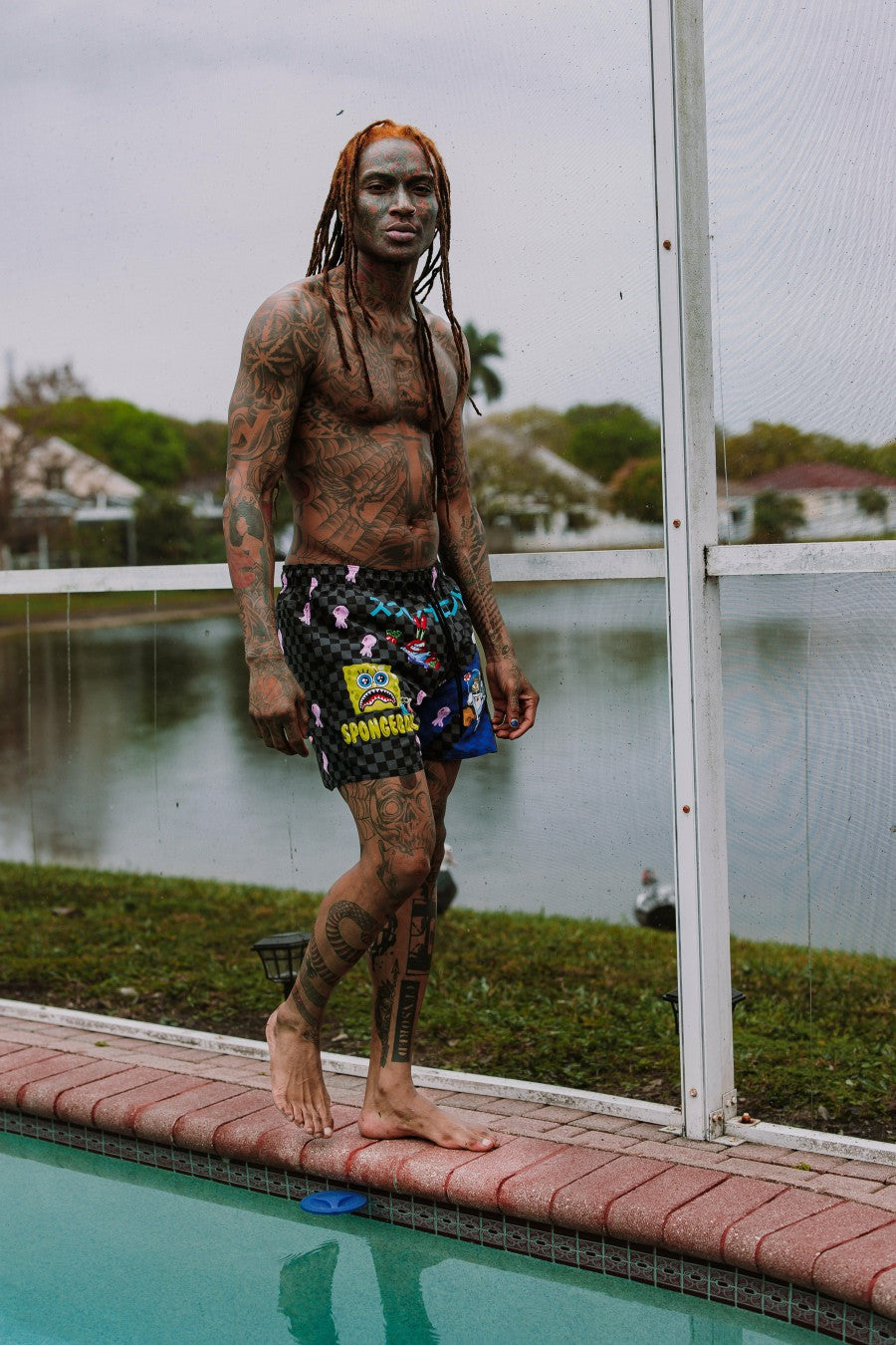 Sprayground - SPONGEBOB TOKYO BUBBLE SWIM SHORTS