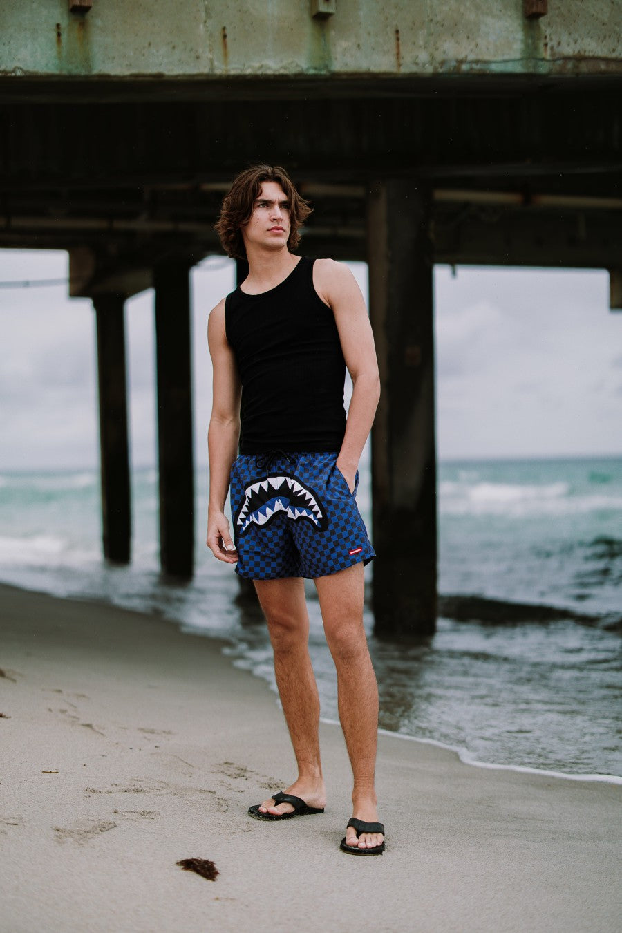 Sprayground - MIDNIGHT MAGIC SHARKS IN PARIS SWIM SHORTS
