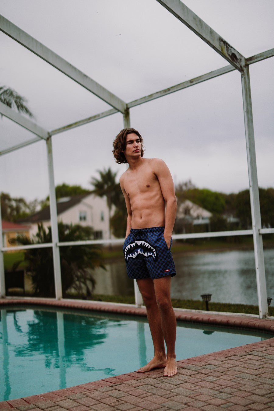 Sprayground - MIDNIGHT MAGIC SHARKS IN PARIS SWIM SHORTS
