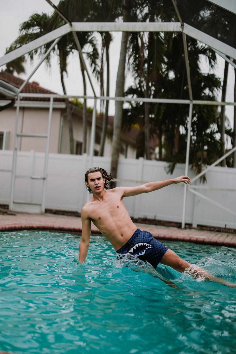 Sprayground - MIDNIGHT MAGIC SHARKS IN PARIS SWIM SHORTS