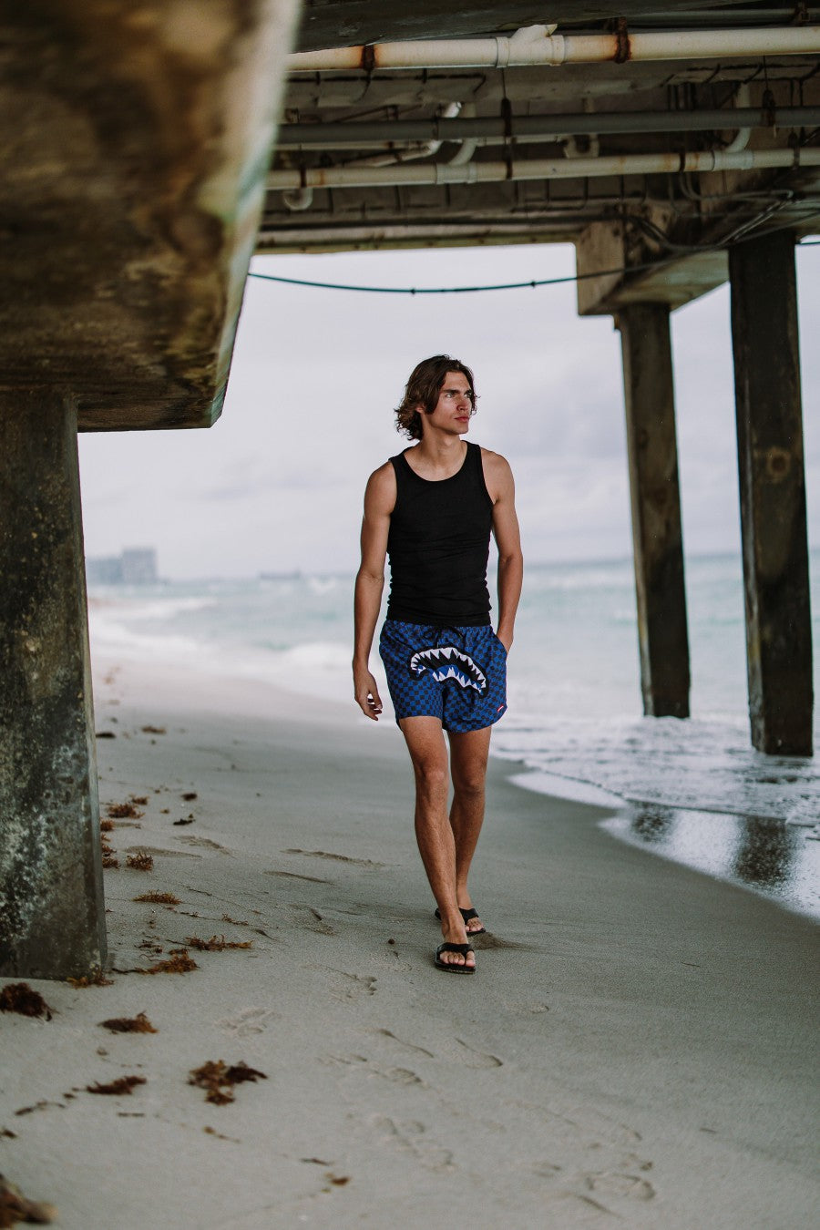 Sprayground - MIDNIGHT MAGIC SHARKS IN PARIS SWIM SHORTS