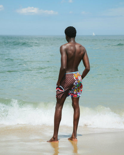 Sprayground - STICKER CREW SWIM SHORTS