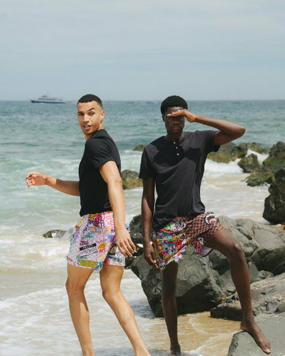 Sprayground - STICKER CREW SWIM SHORTS