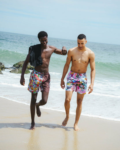 Sprayground - STICKER CREW SWIM SHORTS