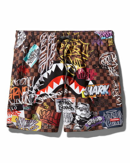 Sprayground - SHARKS IN PARIS JETSKI SWIM TRUNKS