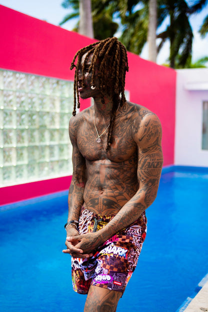 Sprayground - SHARKS IN PARIS JETSKI SWIM TRUNKS