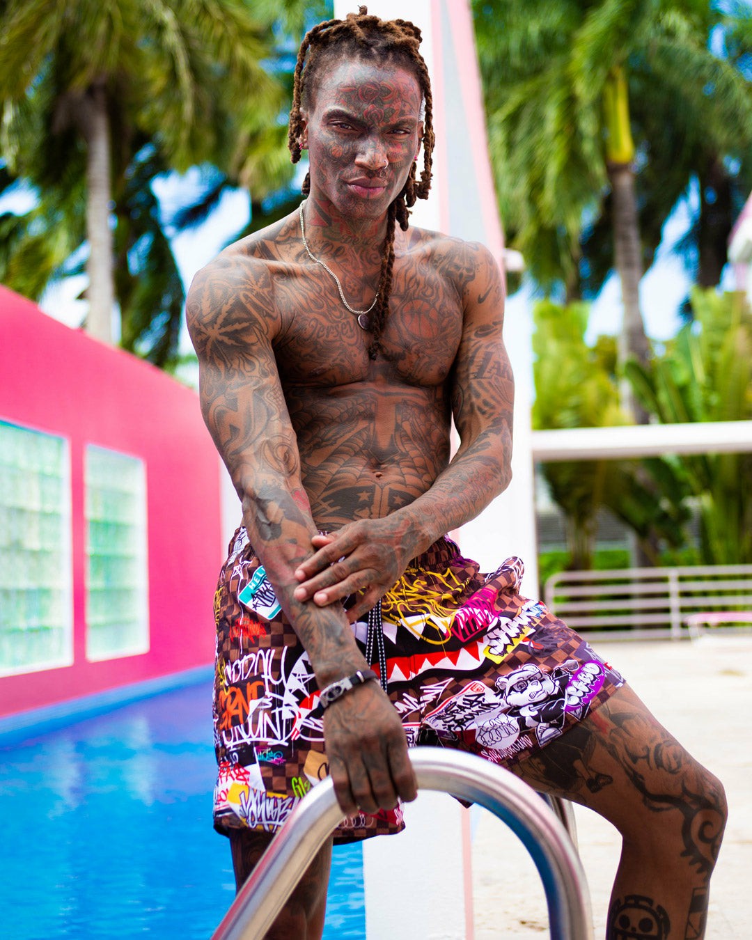 Sprayground - SHARKS IN PARIS JETSKI SWIM TRUNKS