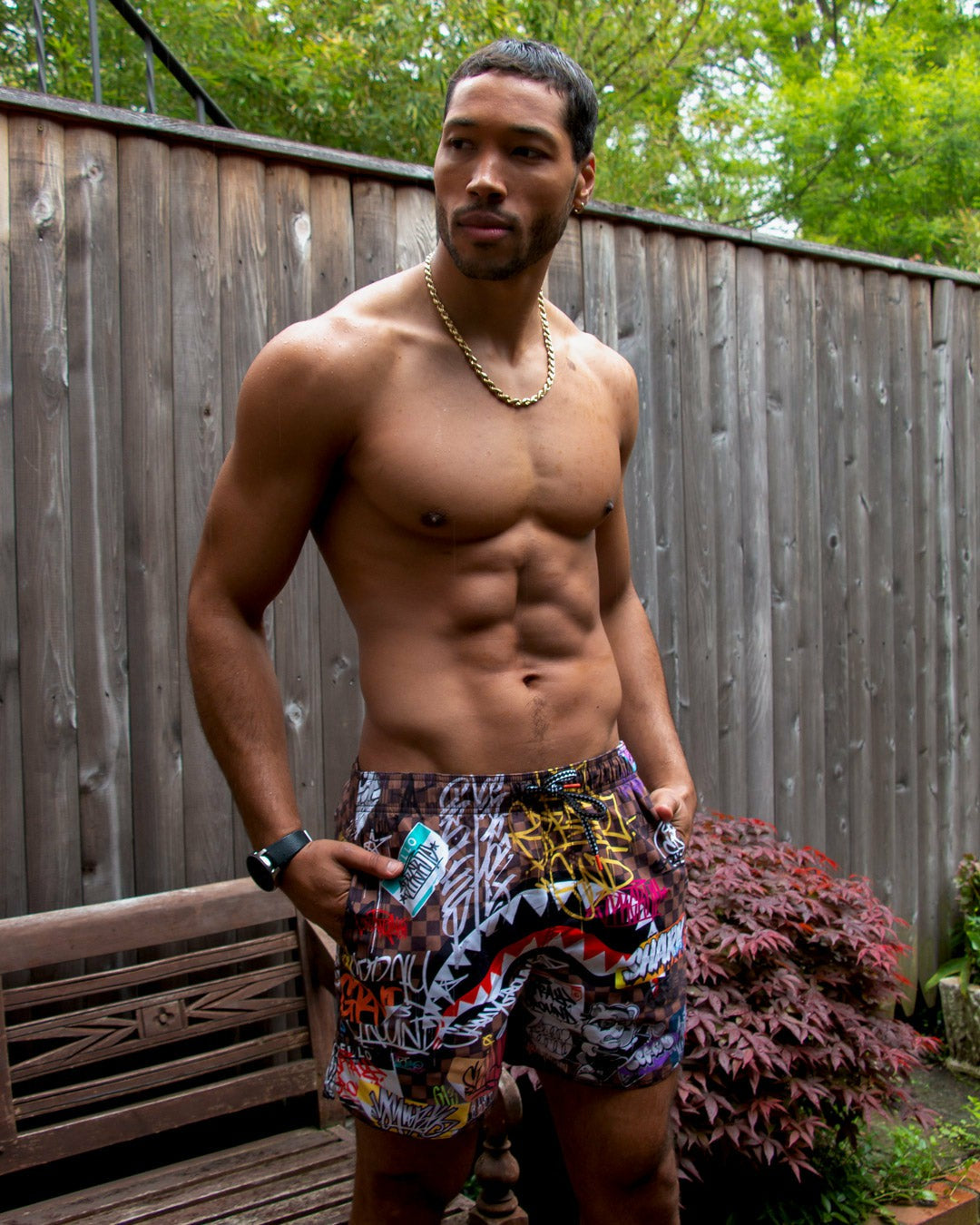 Sprayground - SHARKS IN PARIS JETSKI SWIM TRUNKS