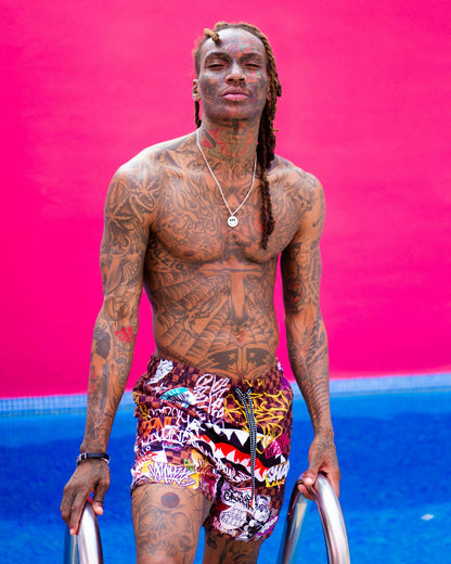 Sprayground - SHARKS IN PARIS JETSKI SWIM TRUNKS