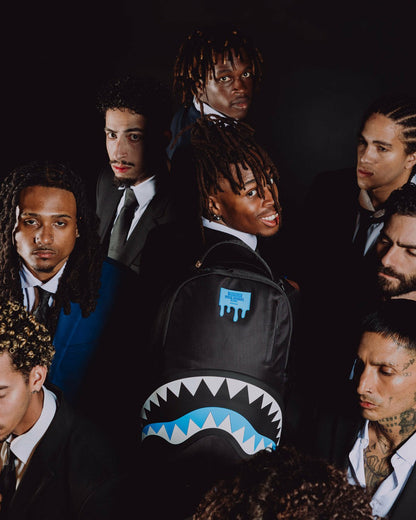 Sprayground - SHARK CENTRAL PASSPORT (BLUE) BACKPACK