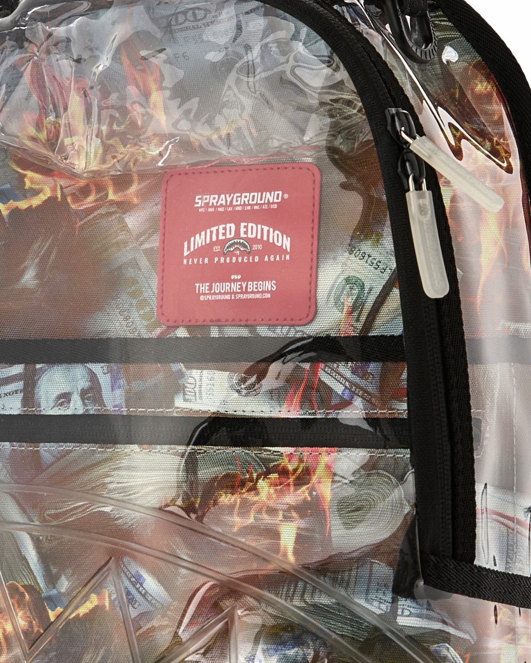 Sprayground - STAY UP - CLEAR BACKPACK