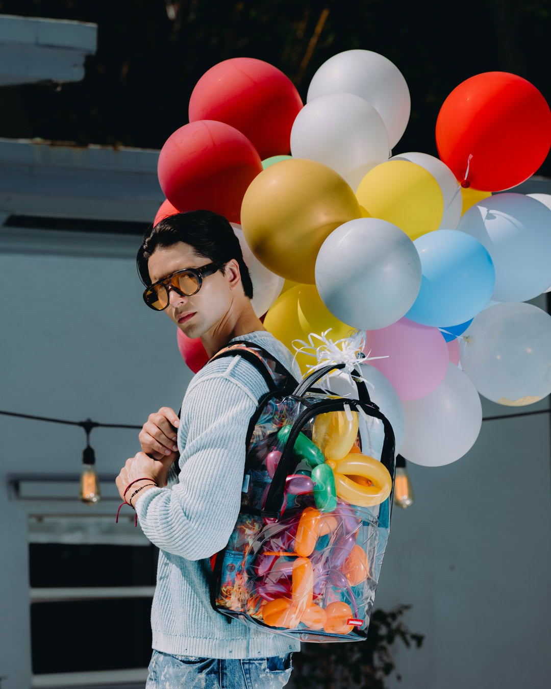 Sprayground - STAY UP - CLEAR BACKPACK