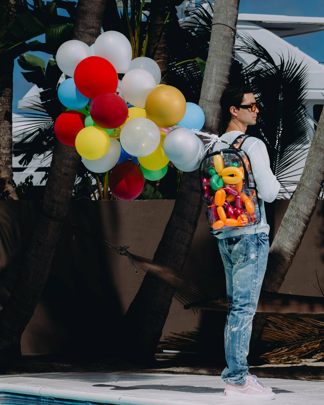 Sprayground - STAY UP - CLEAR BACKPACK