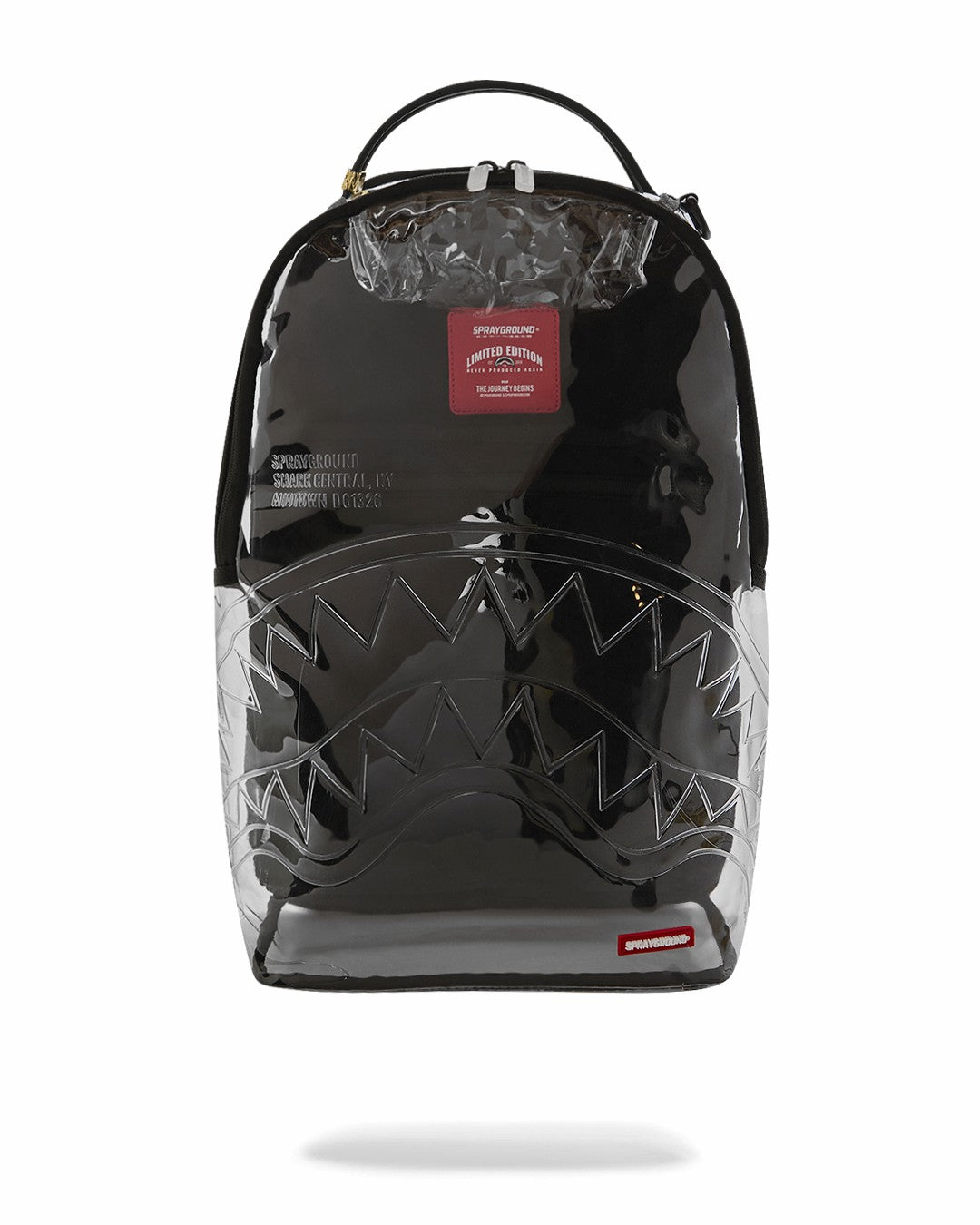 Sprayground - SHARK CENTRAL - CLEAR BACKPACK