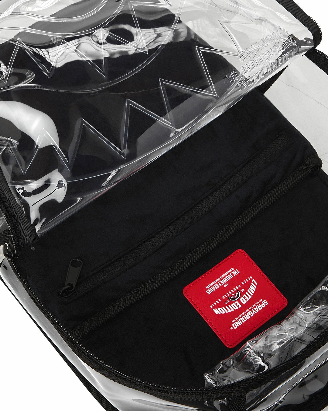 Sprayground - SHARK CENTRAL - CLEAR BACKPACK