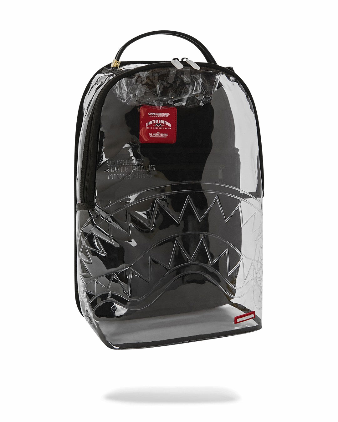 Sprayground - SHARK CENTRAL - CLEAR BACKPACK