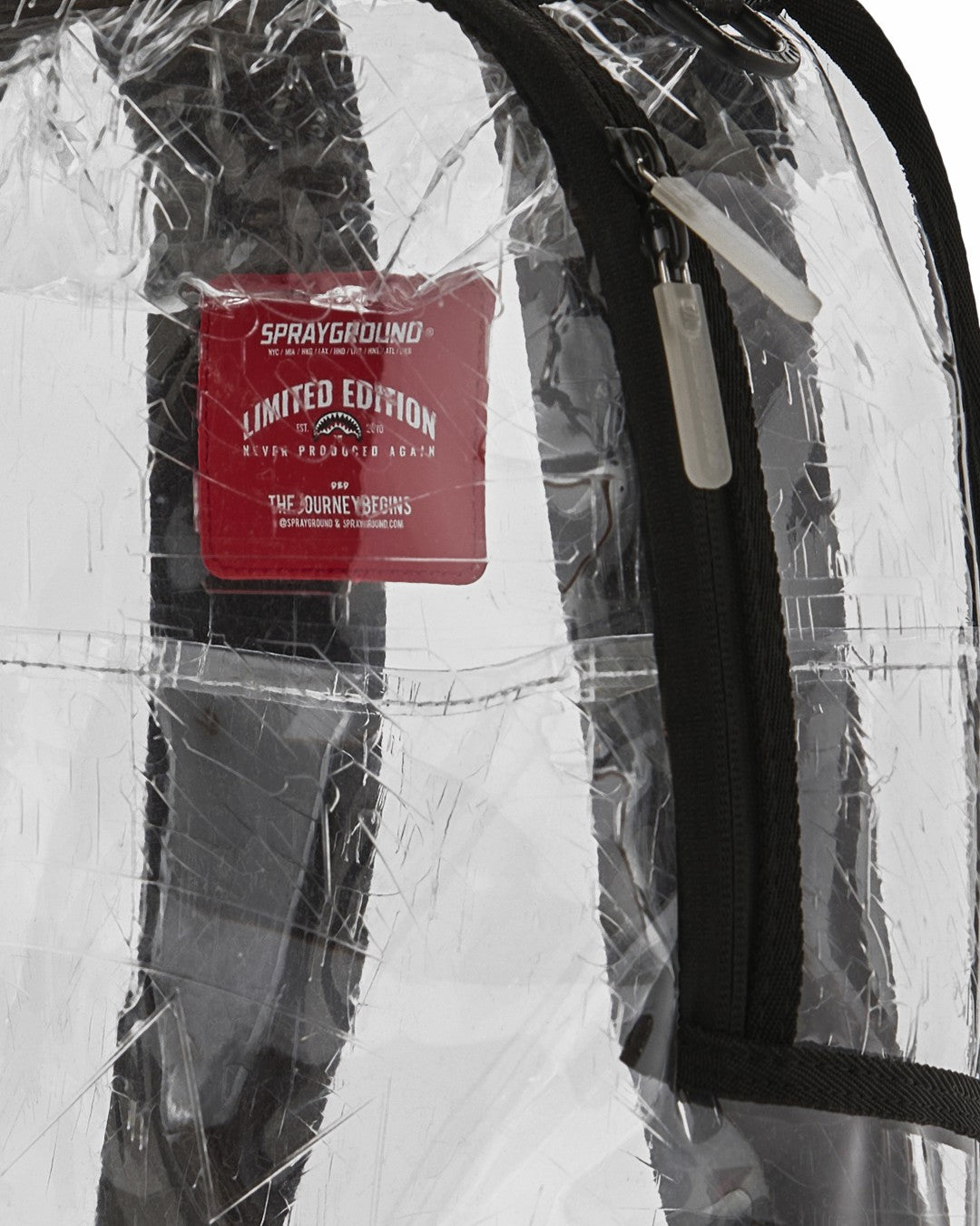 Sprayground - FULLY CLEAR EMBOSSED BOSS BACKPACK
