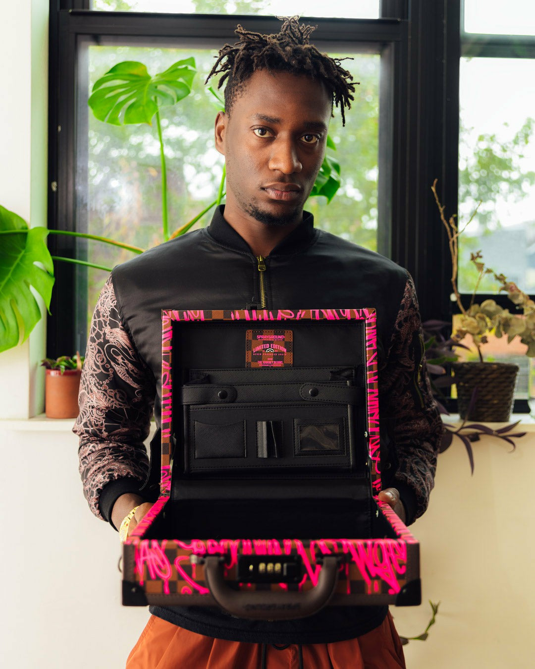 Sprayground - JETGRAPHIX ATTACHÉ BRIEFCASE