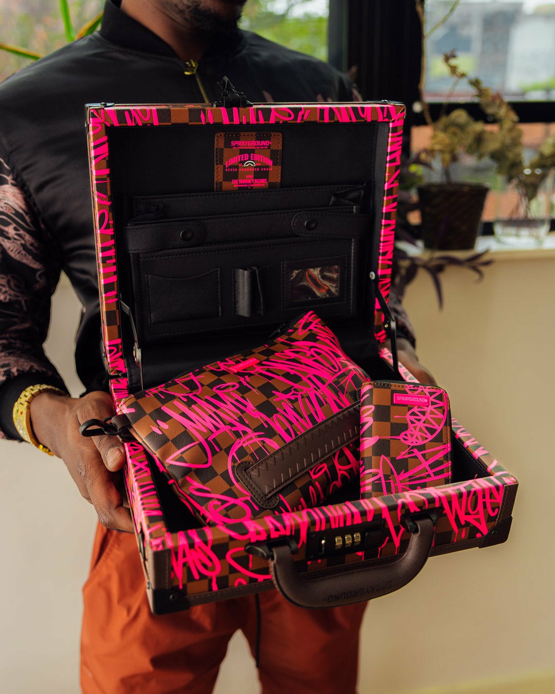 Sprayground - JETGRAPHIX ATTACHÉ BRIEFCASE