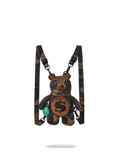 Sprayground - BEARCUB BACKPACK - CAMOCHECK MONEYBEAR